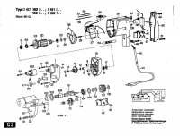 Bosch 0 601 150 041 Drill 110 V / GB Spare Parts